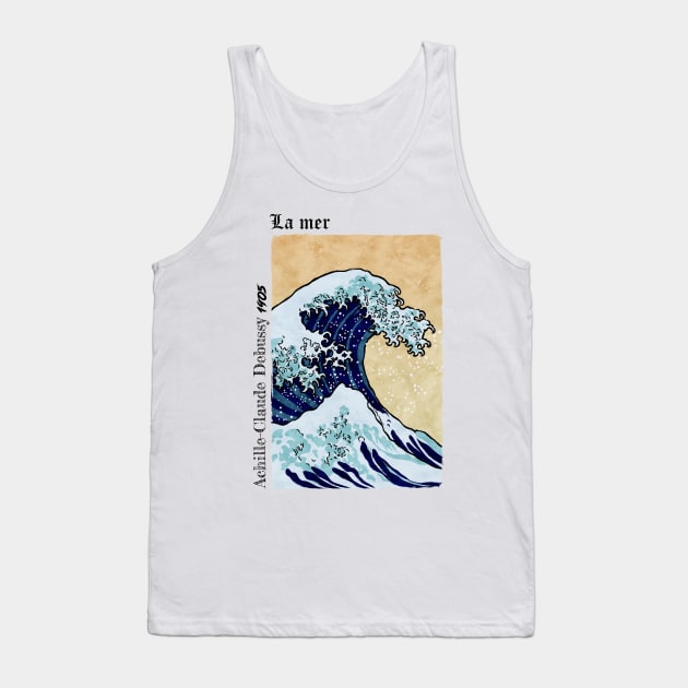 La Mer - White Tank Top by Thor Reyes